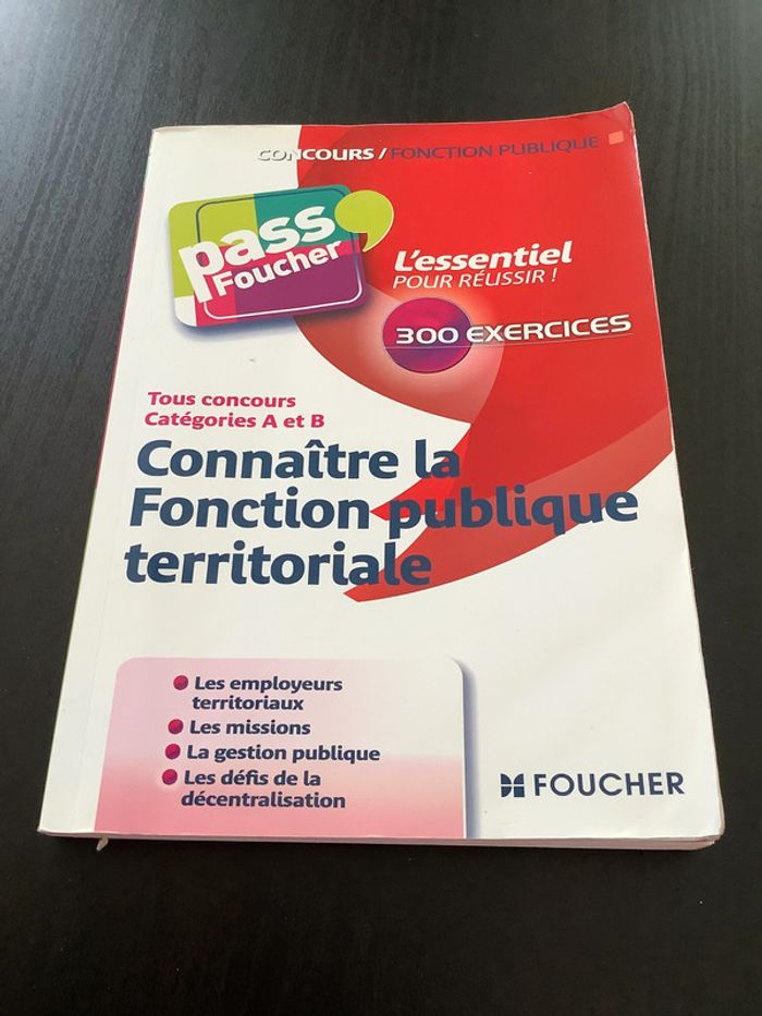 Préparation concours de la FPT Connaître la Fonction publique territoriale Pass Foucher