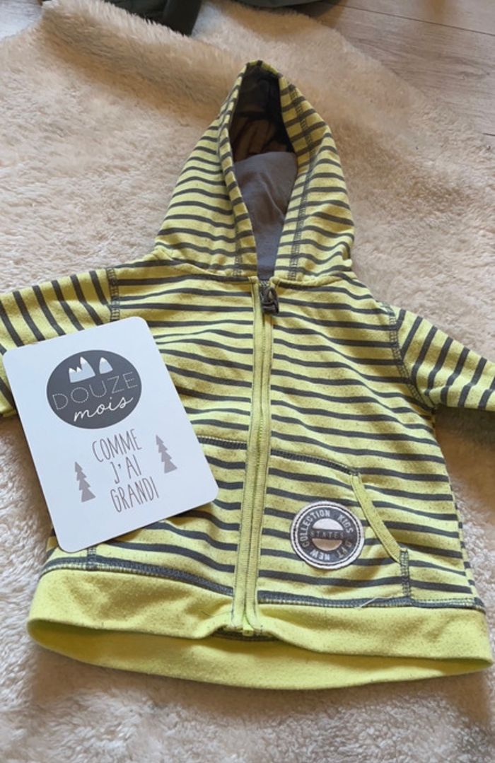 Veste rayé polaire