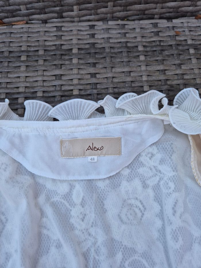 Chemise / Blouse à volants pour femme T. 48 Alexo - photo numéro 10