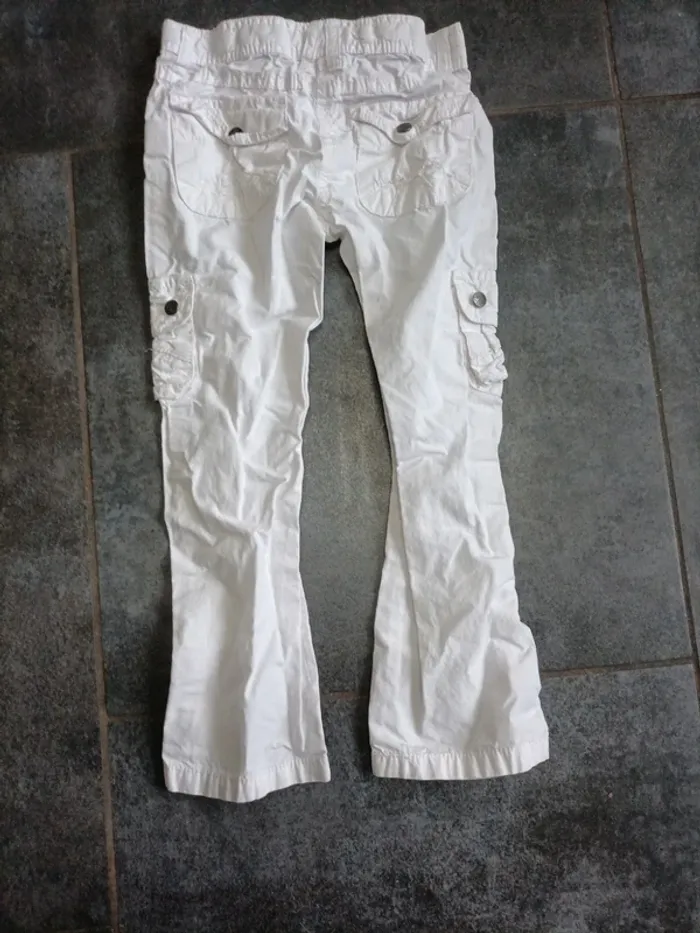 Pantalon pattes d'éléphant léger ajustable - photo numéro 4