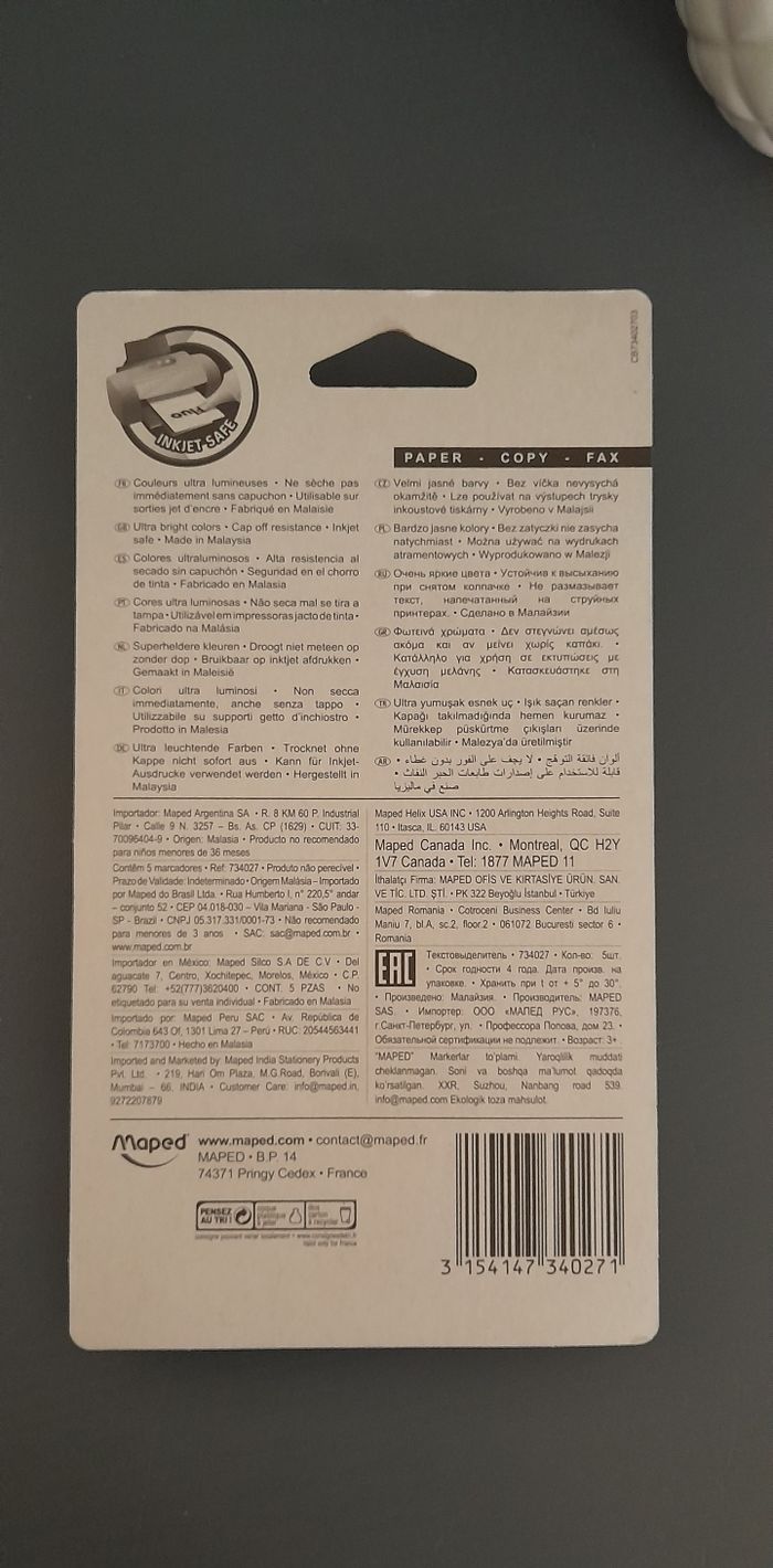 Surligneurs neufs maped - photo numéro 2