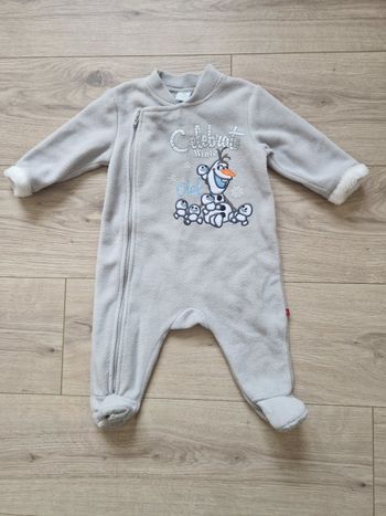 Pyjama polaire Olaf 9 mois