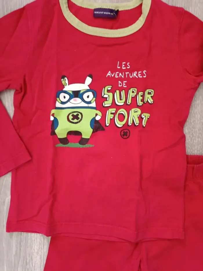 Pyjama mi-saison coton 3 ans - photo numéro 3
