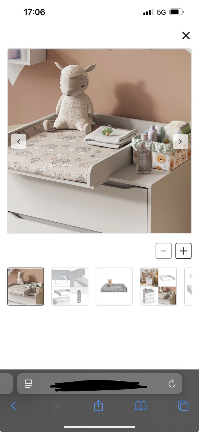 Plan à langer pour commode - photo numéro 2