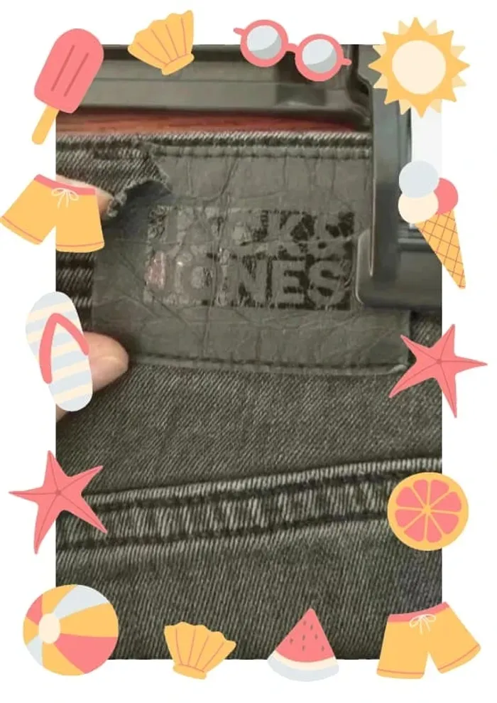 Pantalon jeans gris garçon 14 ans - photo numéro 8