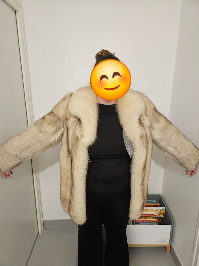 Manteau vintage en fourrure naturelle - photo numéro 6