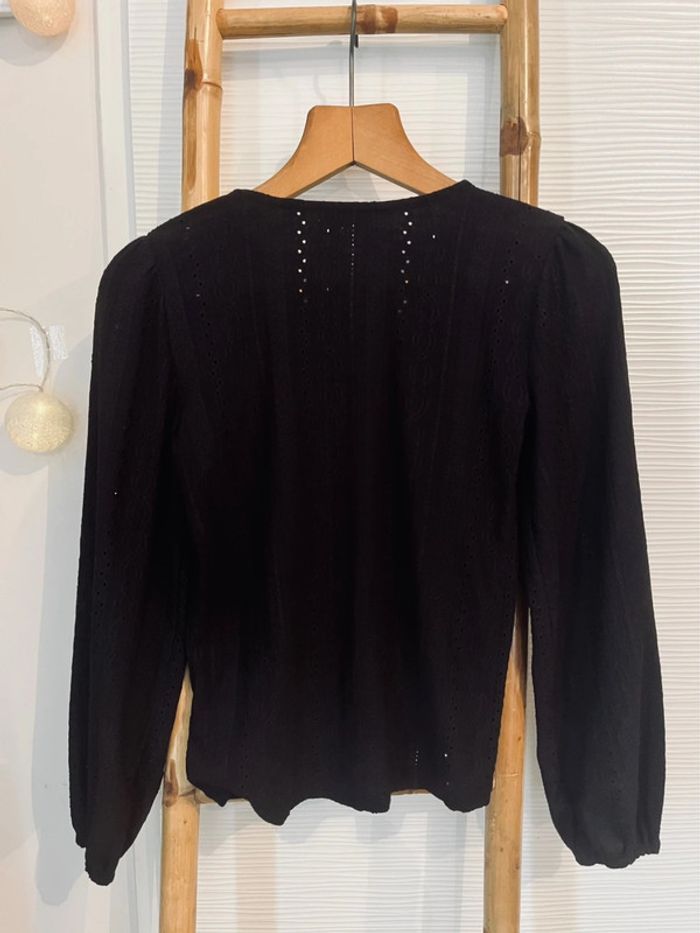 Blouse à manches longues ajouré taille XS - photo numéro 6