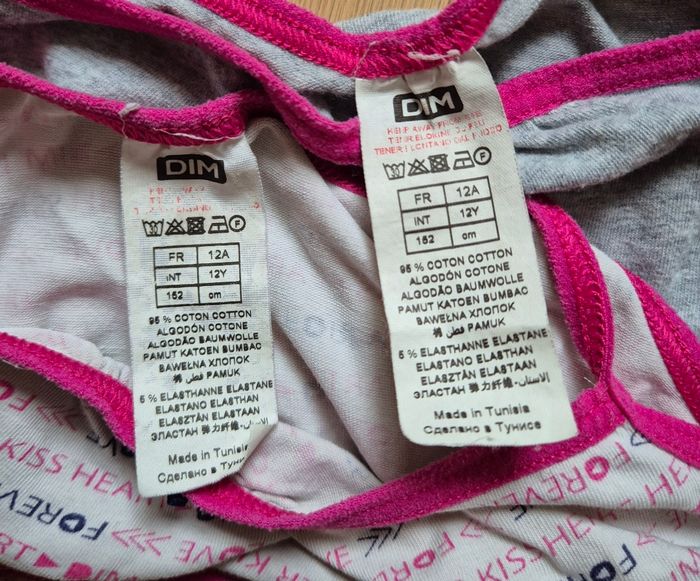 Lot 2 brassières 12 ans Dim - photo numéro 3