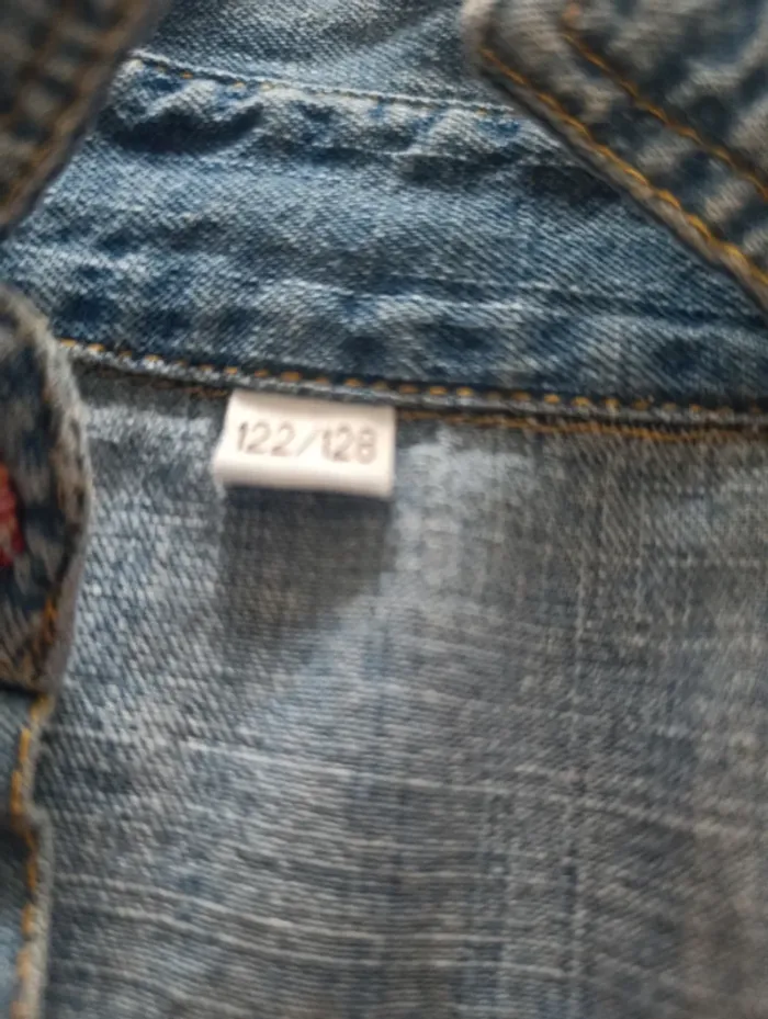 Robe en jean pour fille taille 122 128 sans marque - photo numéro 3