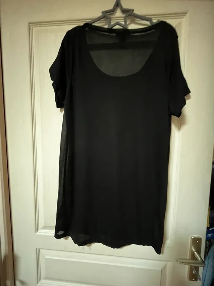 Top ou robe légère / noir en transparence/neuf sans étiquette XS - XL - photo numéro 4