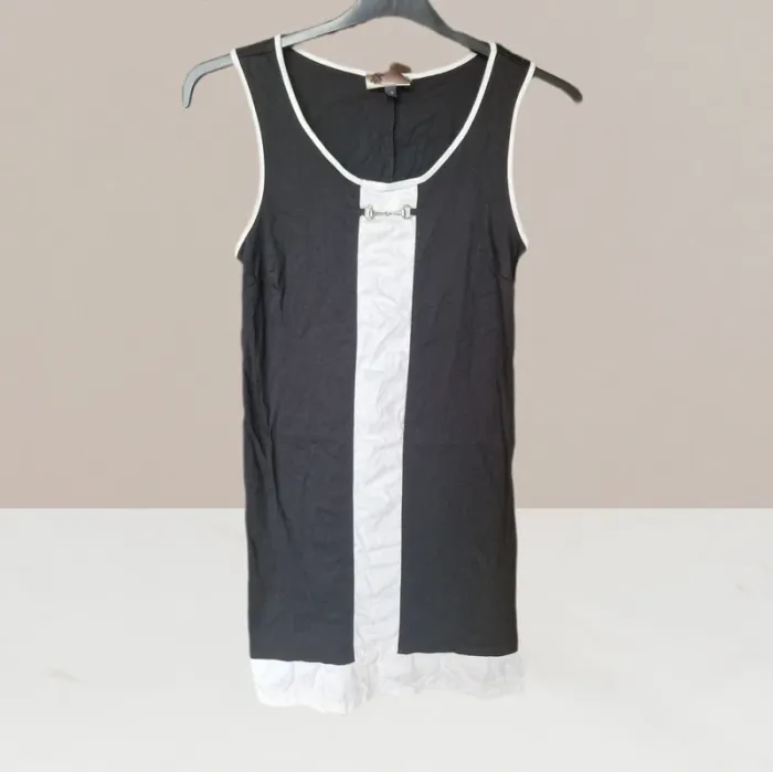 Magnifique robe du quotidien noir & blanc - K woman - Taille 40