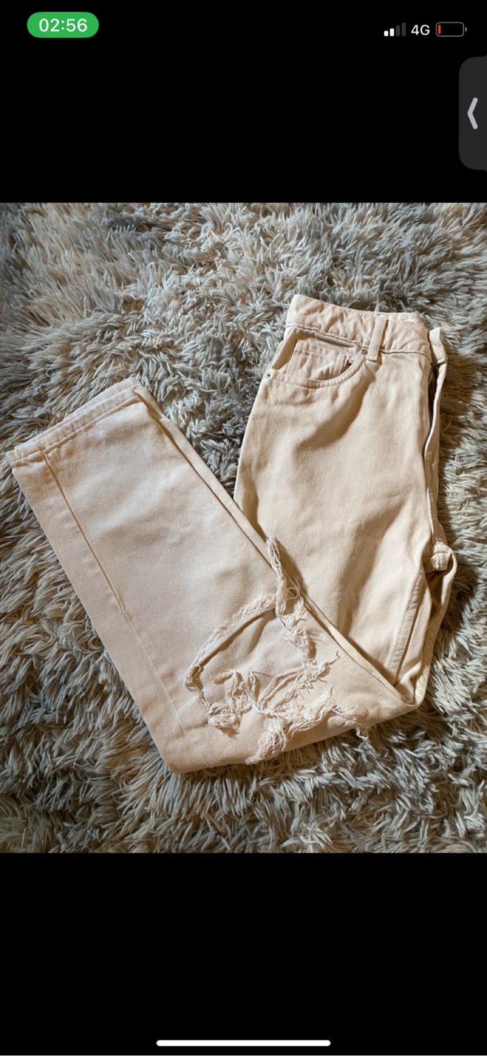 Jeans  troué taille haute - photo numéro 4