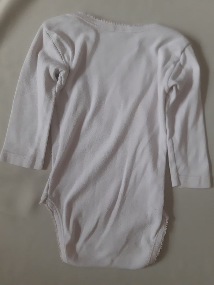 lot de 2 bodies manches longues fille - chien - bébé jean spirit - absorba - 12 mois - photo numéro 5