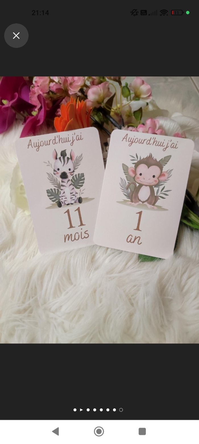 Carte étape bébé - photo numéro 7