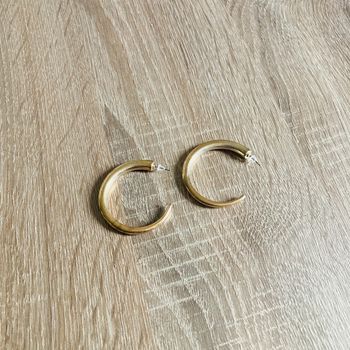 Boucles d’oreilles dorées 🌿