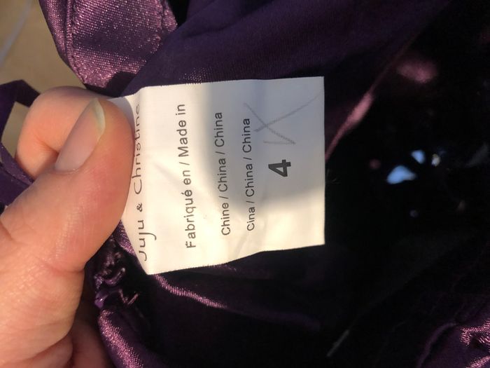 Robe bustier violette t4 - photo numéro 4