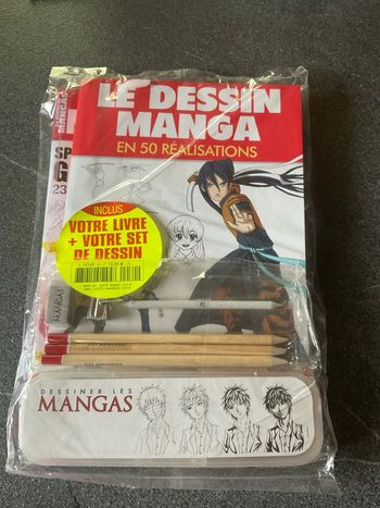 Livre: le dessin manga en 50 réalisations
