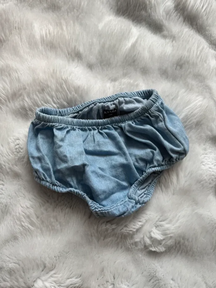 Robe imitation jean avec culotte - photo numéro 4