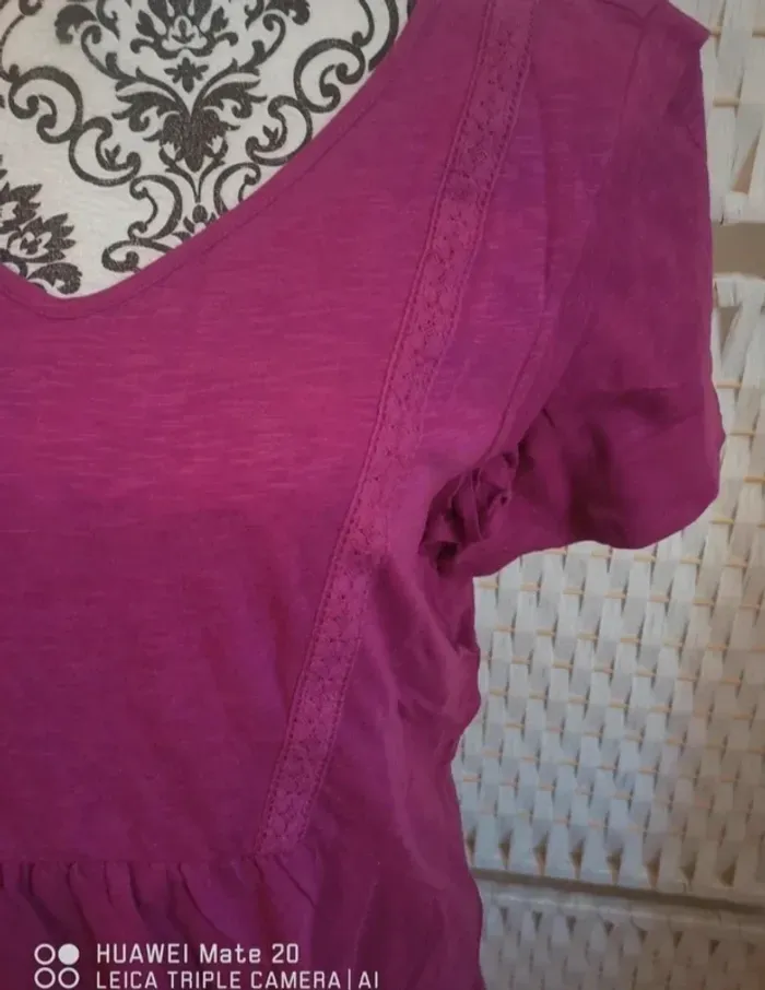 💕joli top fuchsia femme TL/ 40 darjeeling 💕 - photo numéro 5