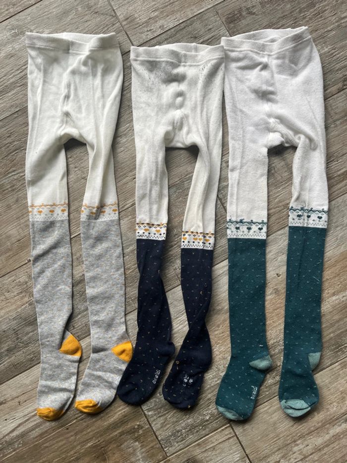 Lot de collants Okaïdi 27/30