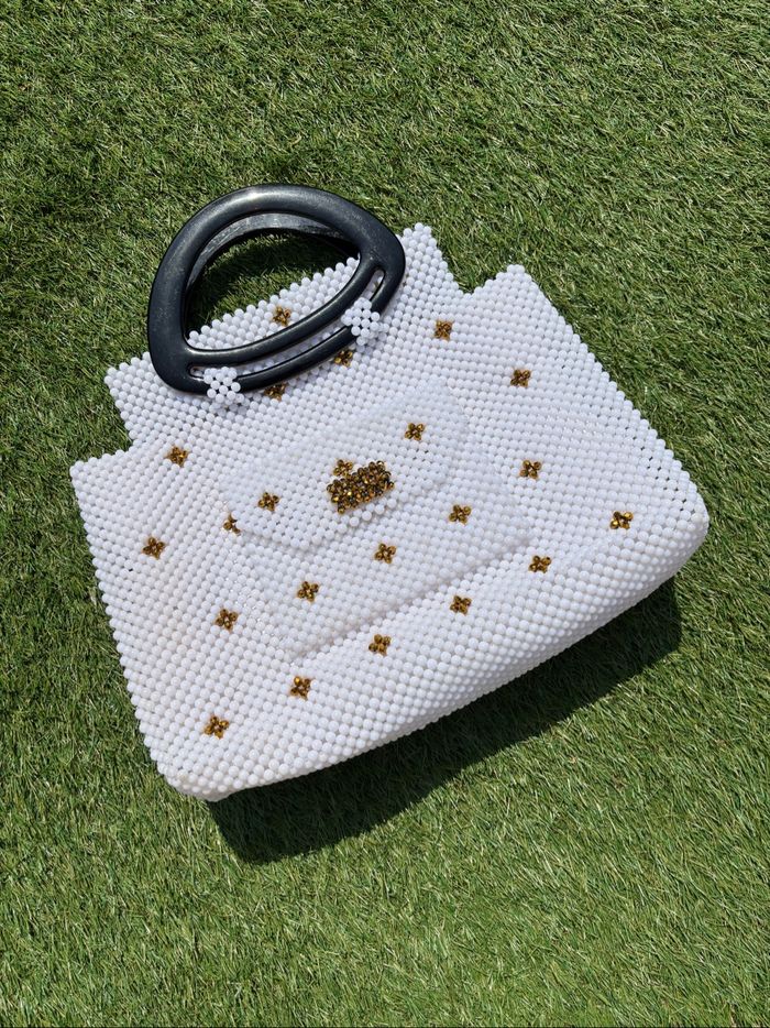 Sac à main artisanat en perle