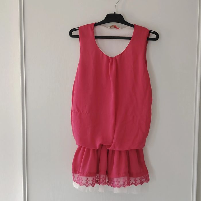 Robe fuschia 8 ans p'tit môme - photo numéro 2