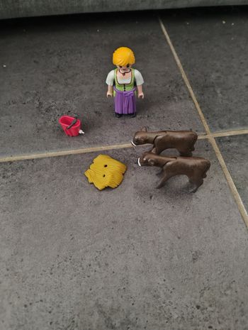 Playmobil agricultrice et mouton 4765