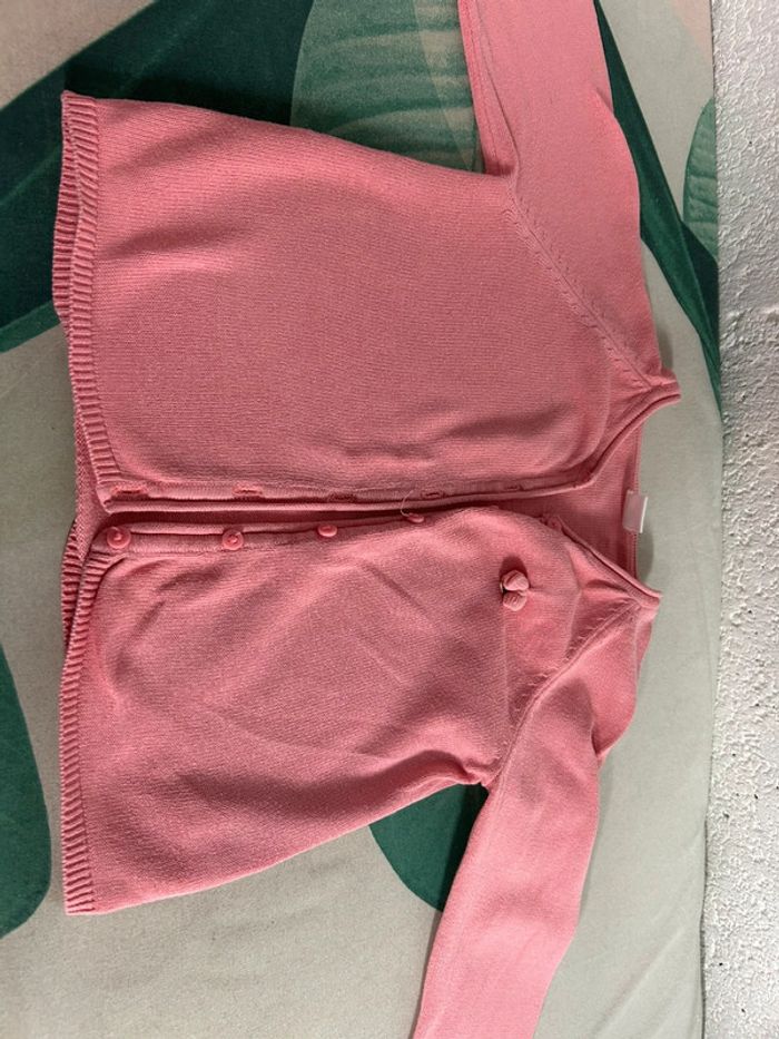 Gilet tex 3 ans rose