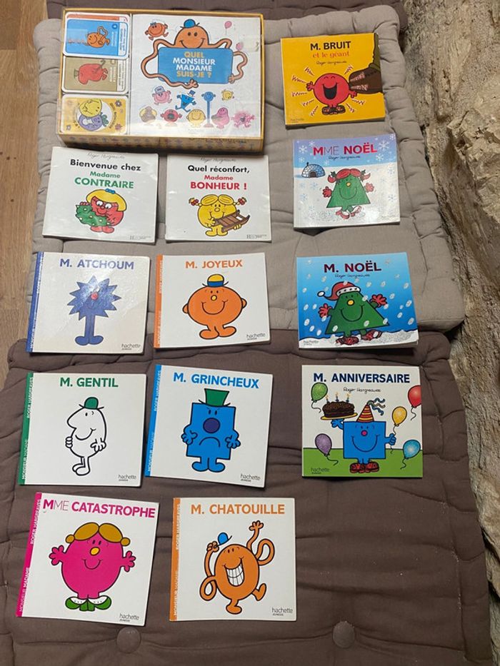 Lot de livres monsieur madame