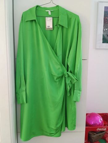 Robe cache coeur verte H& M neuve