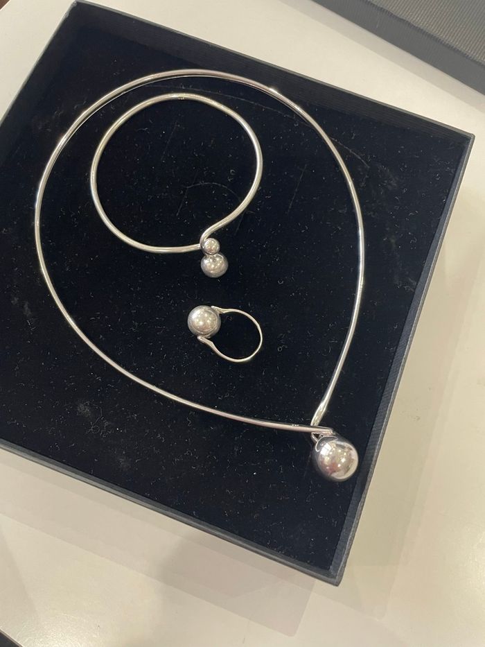 Parure bijoux en argent - photo numéro 3