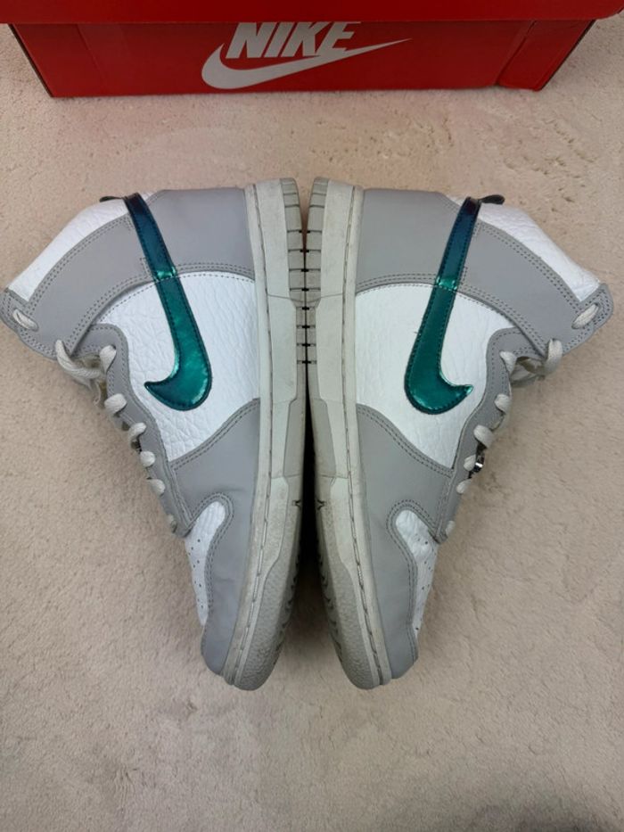 Nike Dunk High Rétro Grey Fog Taille 40 - photo numéro 6