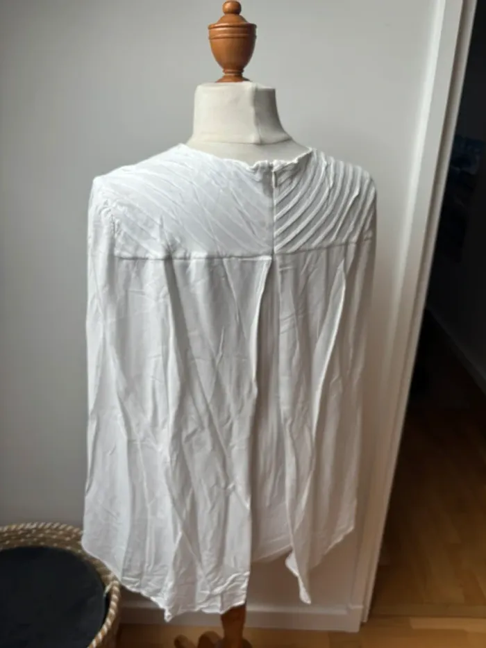 🤍 Blouse blanche MAJE - Taille 3 (équivalent 40) 🤍 - photo numéro 9