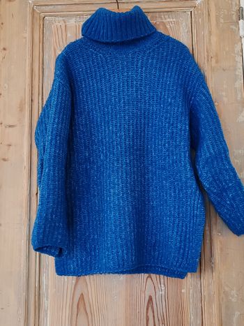 Pull col roulé mango