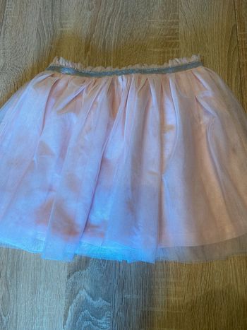 Jupe en tulle rose pâle 6/7 ans