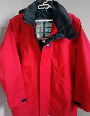 Parka imperméable mixte capuche jaune Tribord Authentique