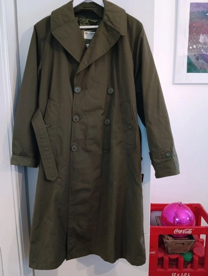 Manteau kaki Overcoat vintage US Army / armée américaine - photo numéro 8