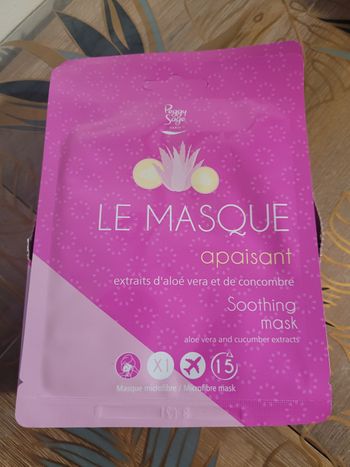 8 masques tissus apaisant  Peggy Sage