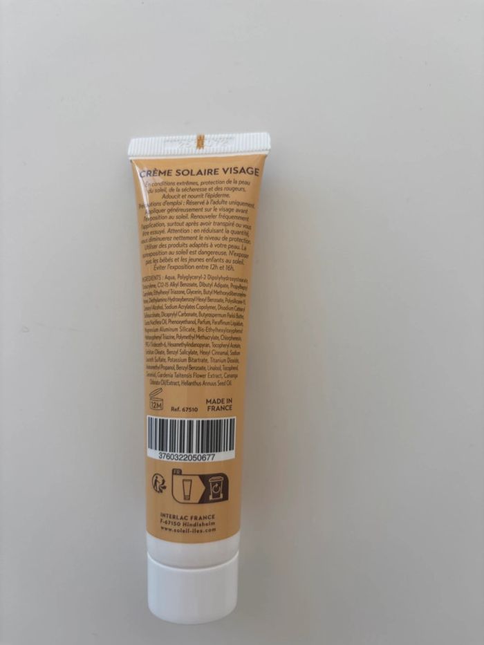 Crème solaire visage Soleil des Îles SPF30 – 40 ml neuve - photo numéro 2
