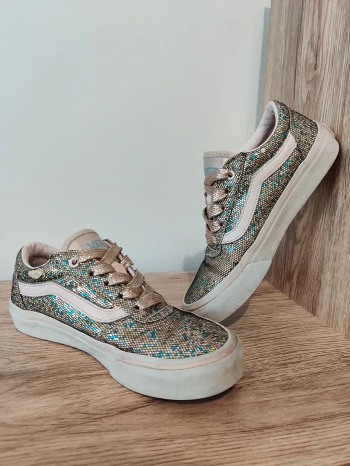 Vans à paillettes - pointure 29 - photo numéro 2