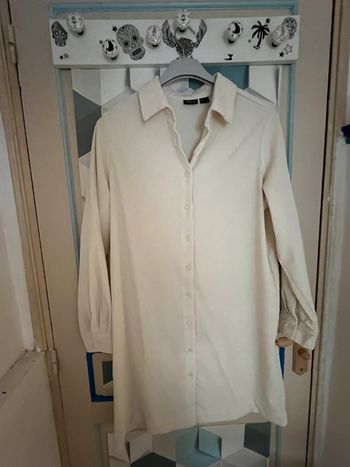 Chemise longue velours
