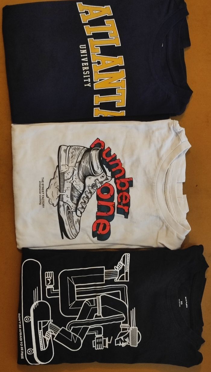 Lot tee-shirt manches longues