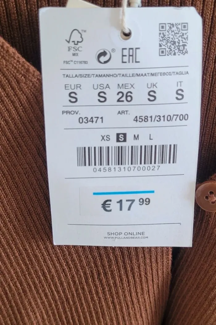 Cardigan Pull and Bear Taille S - photo numéro 2