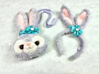 Ensemble Ears (serre tête) et sacoche pass Disney Stella Lou Duffy - Tokyo Disneyland