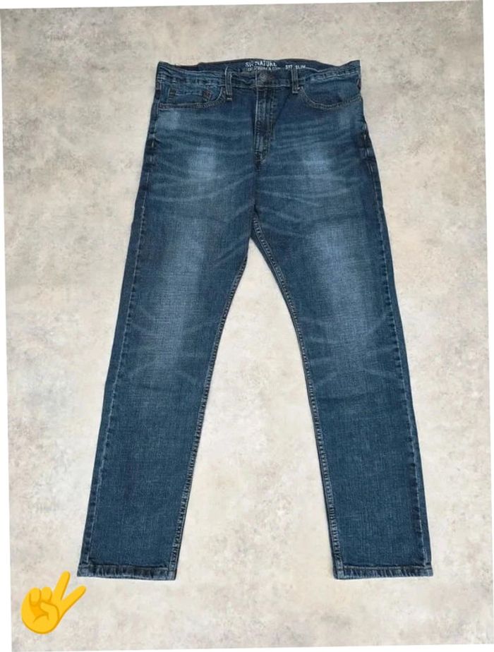 Jeans Levi's Signature W36 FR46 L32 coupe droite bleu Homme Men pan363b - photo numéro 3
