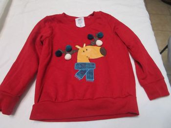 sweat de noel ld 5/6 ans