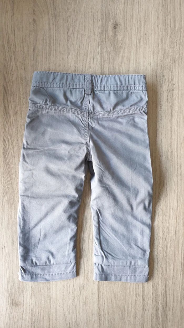 Pantalon gris, doublure intérieure coton, taille 9 mois, Tape-à-l'œil - photo numéro 3