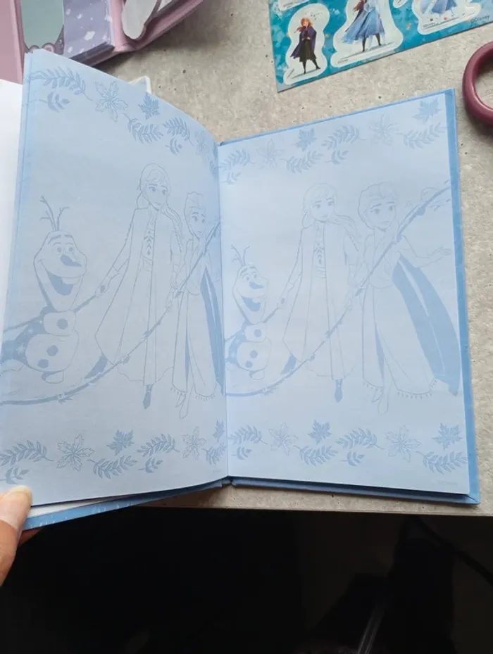 Lot papeterie reine des neiges - photo numéro 2