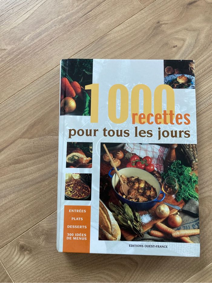 Livre 1 000 recettes pour tous les jours Ouest France
