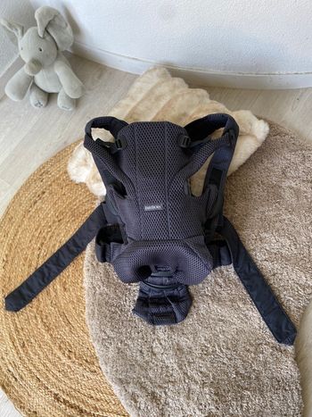 Porte-bébé BabyBjörn Move 3D Mesh Anthracite, Ergonomique, Respirant